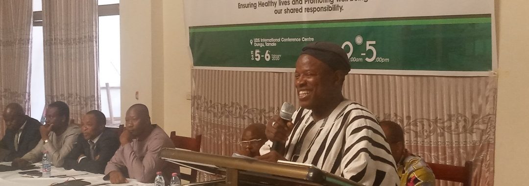 Hon. Salifu Sa-eed Addressing the gathering